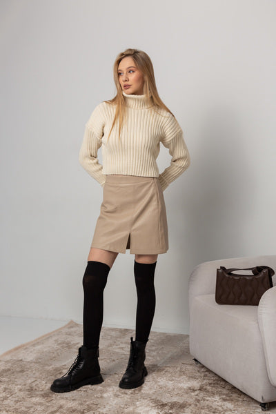 Olivia-Nord Knit Flare Sweater