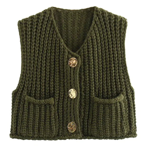 Olivia-Nord Pocket Knit Vest