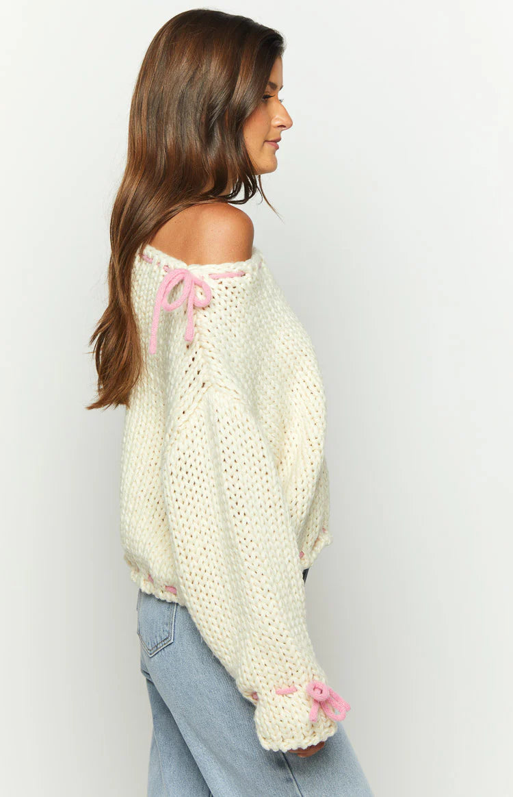 Olivia-Nord Bowknot Pullover