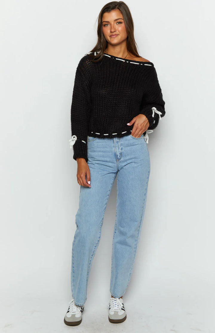 Olivia-Nord Bowknot Pullover