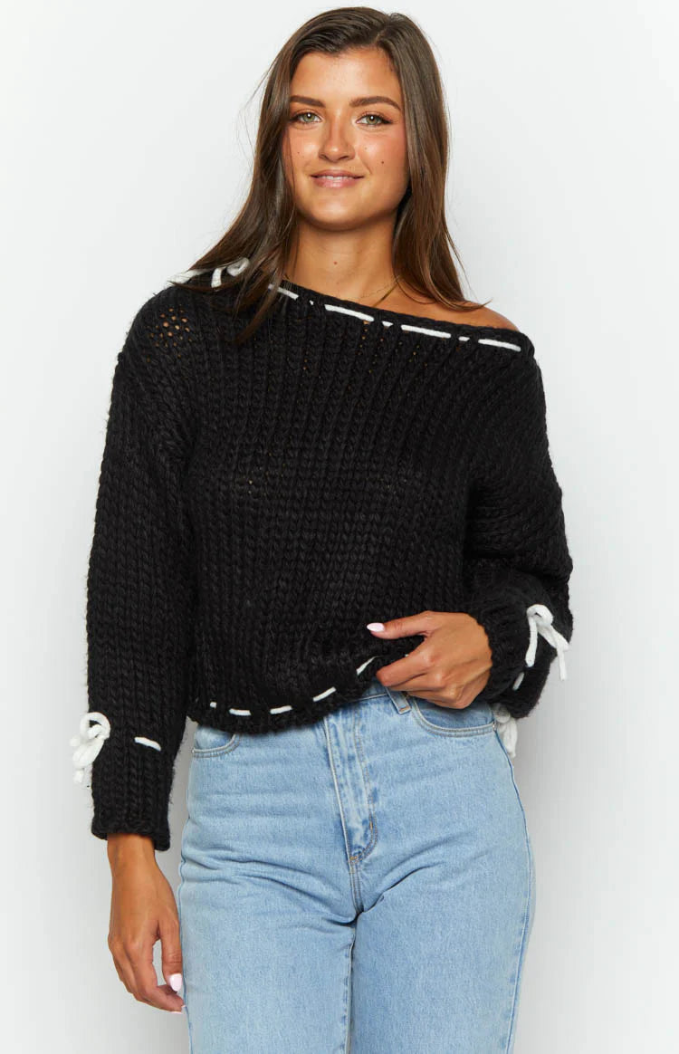 Olivia-Nord Bowknot Pullover