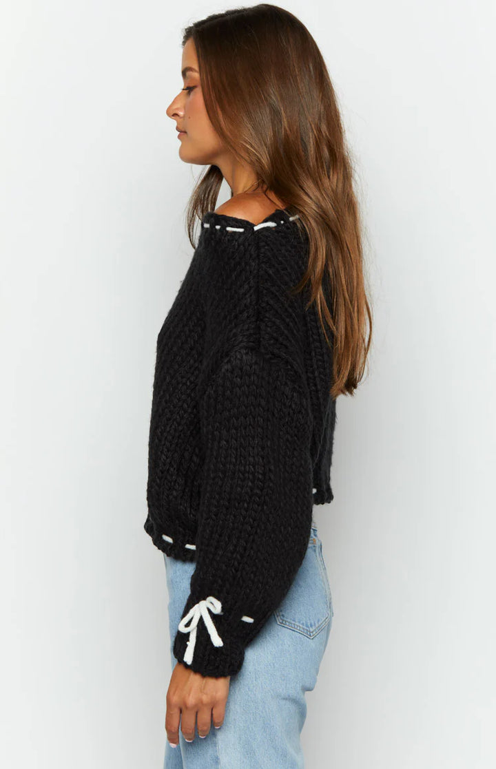 Olivia-Nord Bowknot Pullover