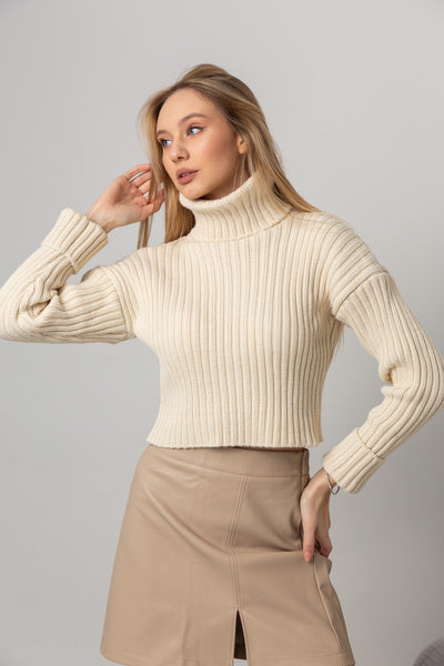 Olivia-Nord Knit Flare Sweater