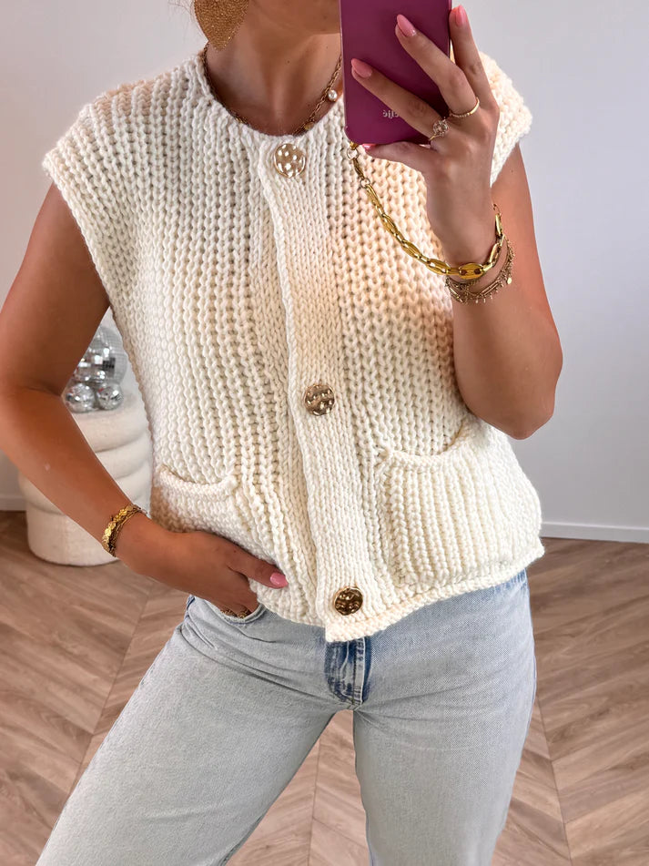 Olivia-Nord Pocket Knit Vest