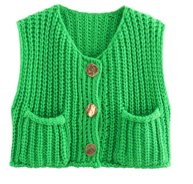 Olivia-Nord Pocket Knit Vest