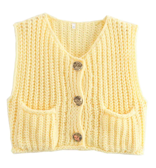 Olivia-Nord Pocket Knit Vest